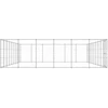 Lauko voljeras šunims, galvanizuotas plienas, 65,34m²