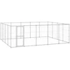 Lauko voljeras šunims, galvanizuotas plienas, 24,2m²