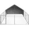 Lauko voljeras šunims su aptvaru, 6x3x1,9m, plienas