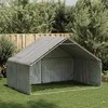 Lauko šunų voljeras su stogeliu, 3x2x1,9 m, cinkuotas plienas
