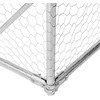Lauko šunų voljeras su stogeliu, 3x2x1,9 m, cinkuotas plienas