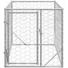 Lauko šunų voljeras su durelėmis, 2x1x1 m, cinkuotas plienas