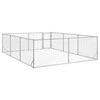 Lauko šunų voljeras su durelėmis, 3x4x1 m, cinkuotas plienas