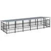 Lauko voljeras šunims su stogu, plienas, 11,26m²