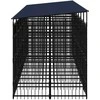Lauko voljeras šunims su stogu, plienas, 12,9m²