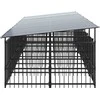 Lauko voljeras šunims su stogu, plienas, 11,26m²
