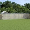 Lauko voljeras šunims su stogu, sidabrinis, 10x2x2,5m, plienas