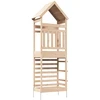 Lauko žaidimų bokštas Natūrali Tvirtas pušies medis