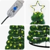 LED blizganti kalėdinė eglutė su pagrindu EKENAS 180 cm 220 LED
