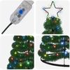 LED blizganti kalėdinė eglutė su pagrindu EKENAS 180 cm 220 LED