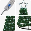 LED blizganti kalėdinė eglutė su pagrindu EKENAS 180 cm 220 LED