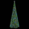 LED blizganti kalėdinė eglutė su pagrindu EKENAS 400 cm 588 LED