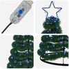 LED blizganti kalėdinė eglutė su pagrindu EKENAS 180 cm 220 LED