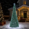 LED blizganti kalėdinė eglutė su pagrindu EKENAS 250 cm 370 LED