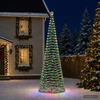 LED blizganti kalėdinė eglutė su smeigtuku EKENAS 500 cm