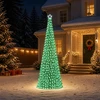 LED blizganti kalėdinė eglutė su smeigtuku EKENAS 300 cm