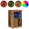LED Bufetas 2 vnt. 41 x 37 x 67 cm Apdirbta mediena Senas medis