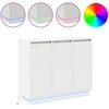 LED Bufetas Balta 90 x 32 x 75 cm Apdirbta mediena