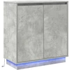 LED Bufetas Betono pilka 71 x 34,5 x 75 cm Apdirbta mediena