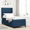 LED Čiužinio Lova su galvūgalio Mėlyna 100 x 200 cm audinys