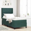 Kiemas lova su galvūgalio Tamsiai žalia 90 x 190 cm Aksomas