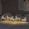 LED elniai 5 vnt. 40 LED Auksinė 44 x 18 x 65,5 cm PET