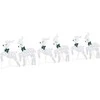 LED elniai 6 pcs Sidabro audinys