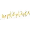 LED elniai 7 pcs Auksinė audinys