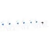 LED elniai 7 pcs Balta audinys