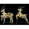 LED elniai su 40 LED 2 pcs Šilta balta PET