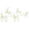 LED elniai 5 vnt. 40 LED Daugiaspalvis 42 x 15 x 64 cm PET