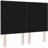 LED galvūgalis Tamsiai pilka 160 cm Aksomas