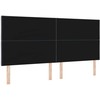 LED galvūgalis Tamsiai pilka 200 cm Aksomas