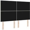 LED galvūgalis su galvūgalio Kreminė 144 cm Kordūrinis audinys