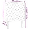 LED galvūgalis su LED juostelėmis Rožinė 100 cm Aksomas