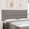 LED galvūgalis Taupe audinys