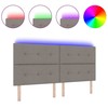LED galvūgalis Taupe audinys