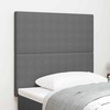 LED galvūgalis Šviesiai pilka 80 cm Kordūrinis audinys