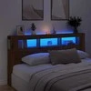 LED galvūgalis, artisano ąžuolo, 200x18,5x103,5cm, mediena
