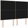 LED galvūgalis Kreminė 160 cm audinys