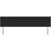 LED galvūgalis Juodas 200 cm Aksomas