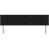 LED galvūgalis Juodas 180 cm audinys