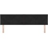 LED galvūgalis Juodas 180 cm Aksomas