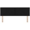 LED galvūgalis Juodas 160 cm audinys