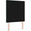 LED galvūgalis Tamsiai žalia 80 cm Aksomas