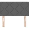 LED galvūgalis Pilka 80 cm audinys