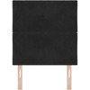 LED galvūgalis Juodas 80 cm Aksomas