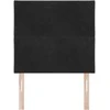LED galvūgalis Juodas 100 cm Aksomas