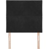 LED galvūgalis Juodas 90 cm Aksomas