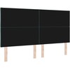 LED galvūgalis Tamsiai žalia 180 cm Aksomas